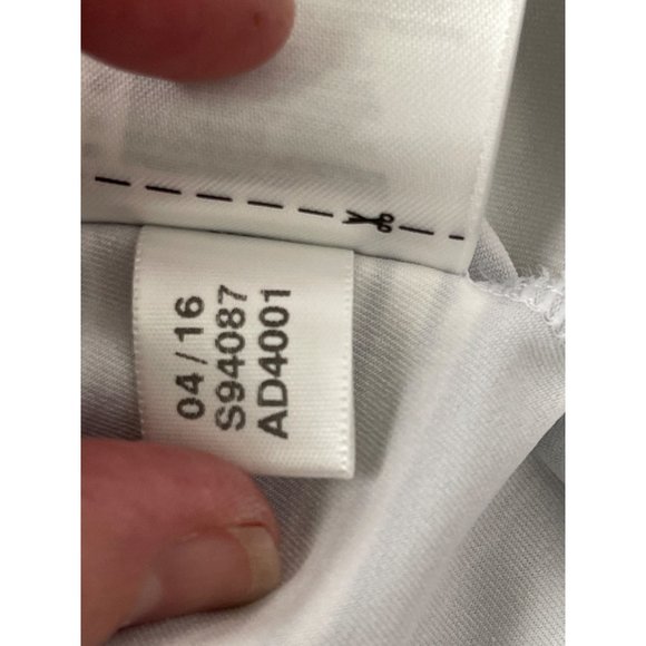 Adidas x Stella McCartney Barricade Tank White‎ Oyster Gray Flash Red XS RARE! - Picture 10 of 11